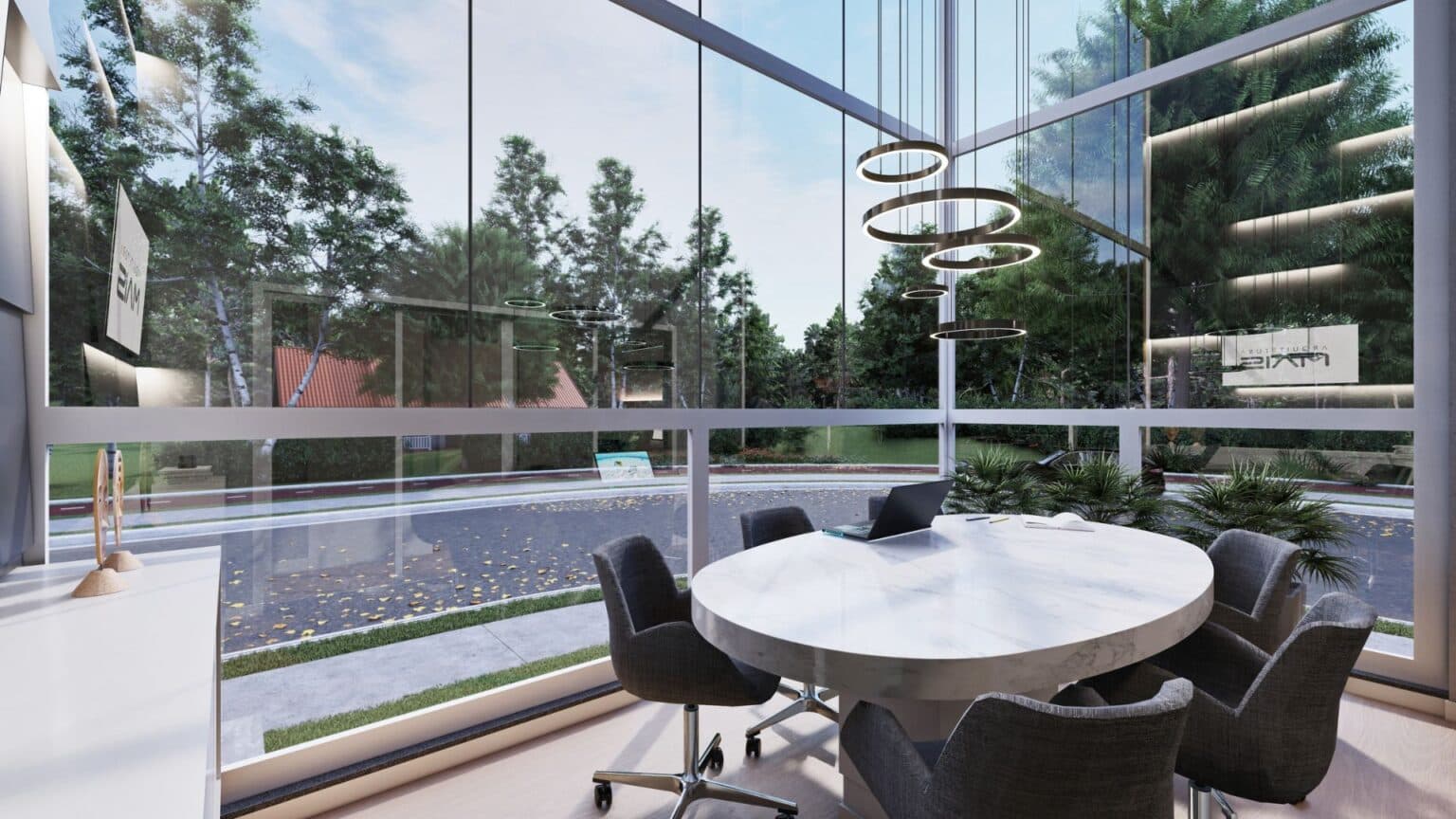 Ambiente corporativo projetado pela Arquitetura Mais